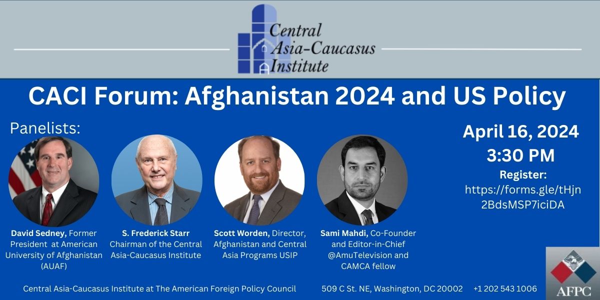 CACI Afghan forum panelists