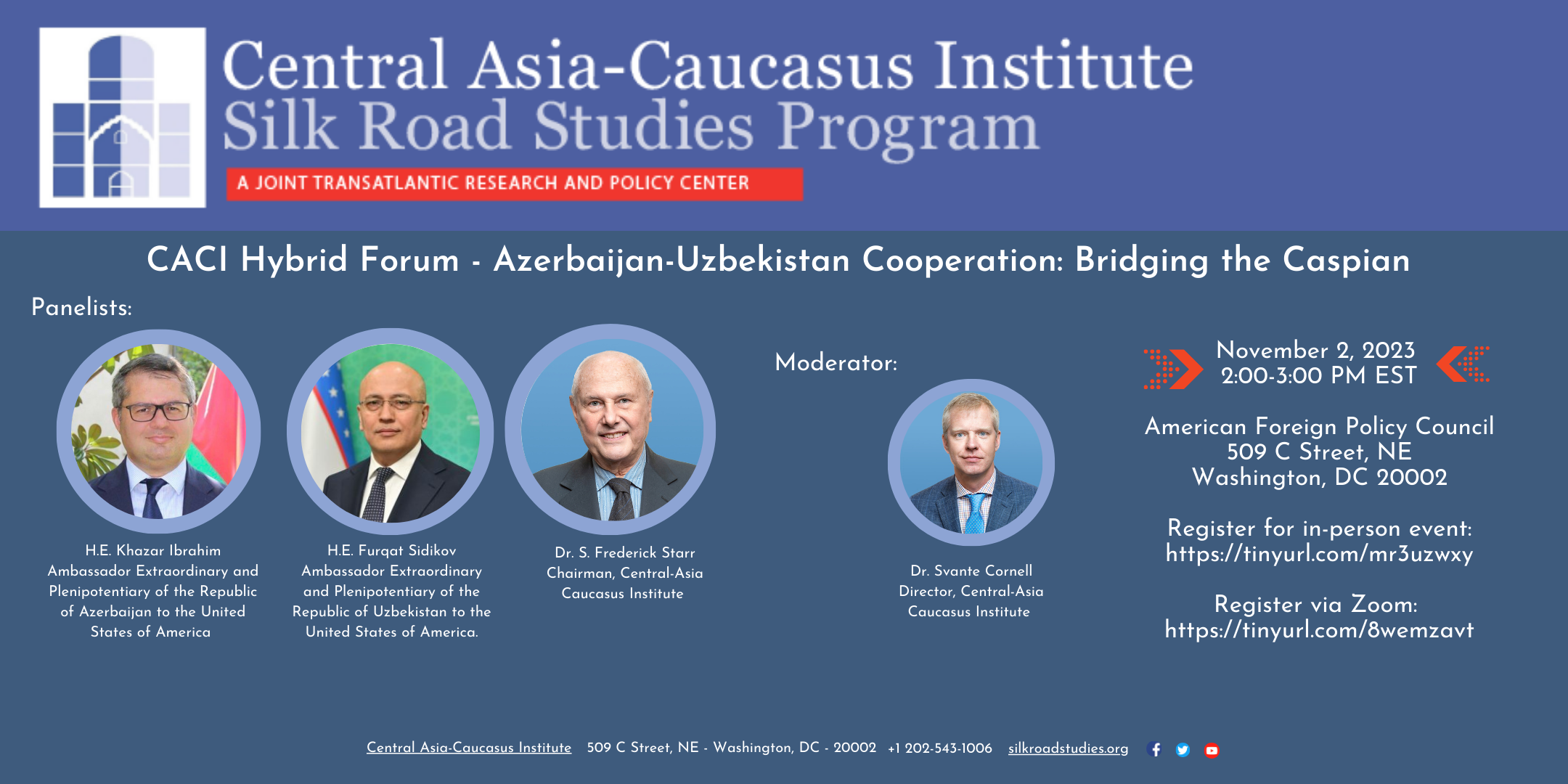 CACI Forum Azerbaijan-Uzbekistan Cooperation Bridging the Caspian-8